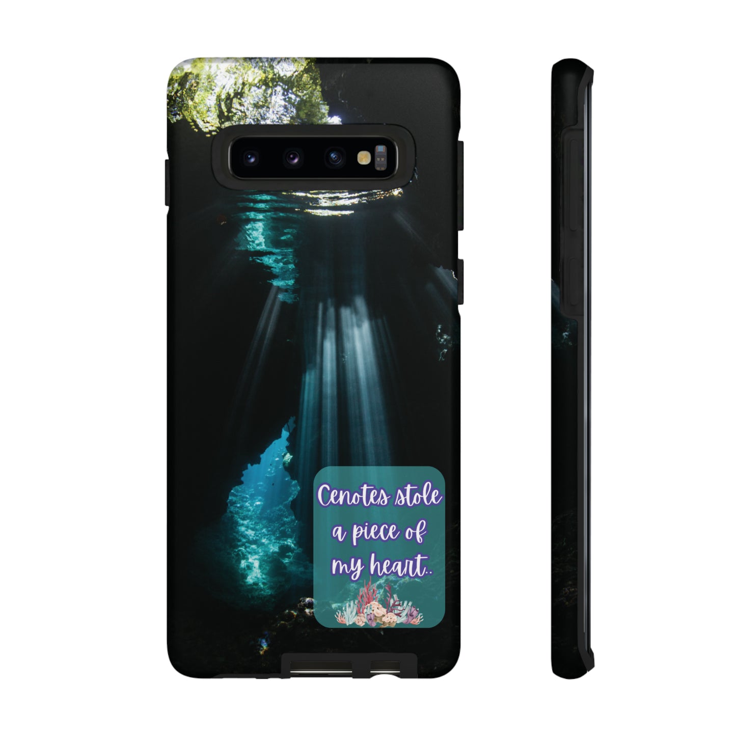 Cenote Hearts Tough Phone Case