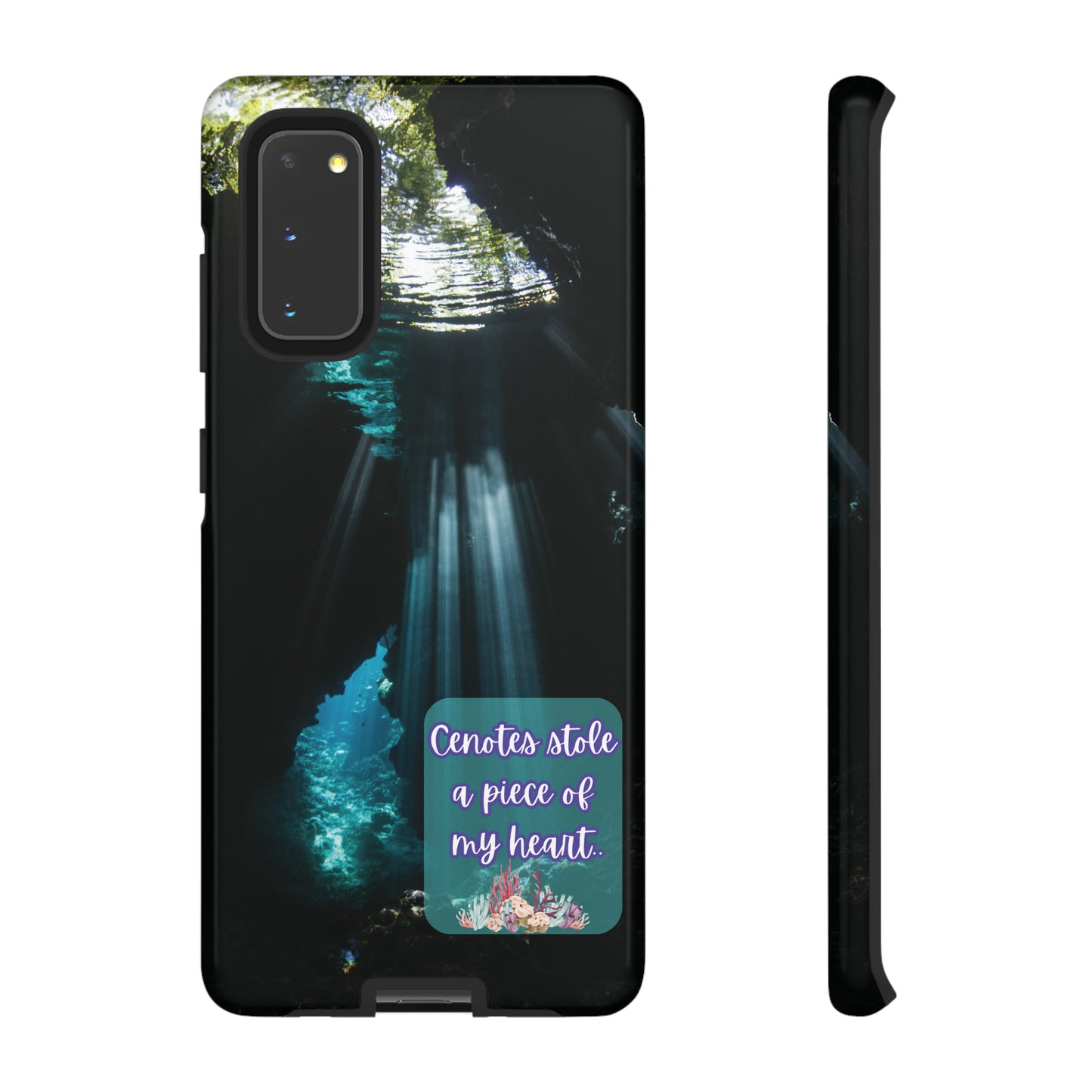 Cenote Hearts Tough Phone Case