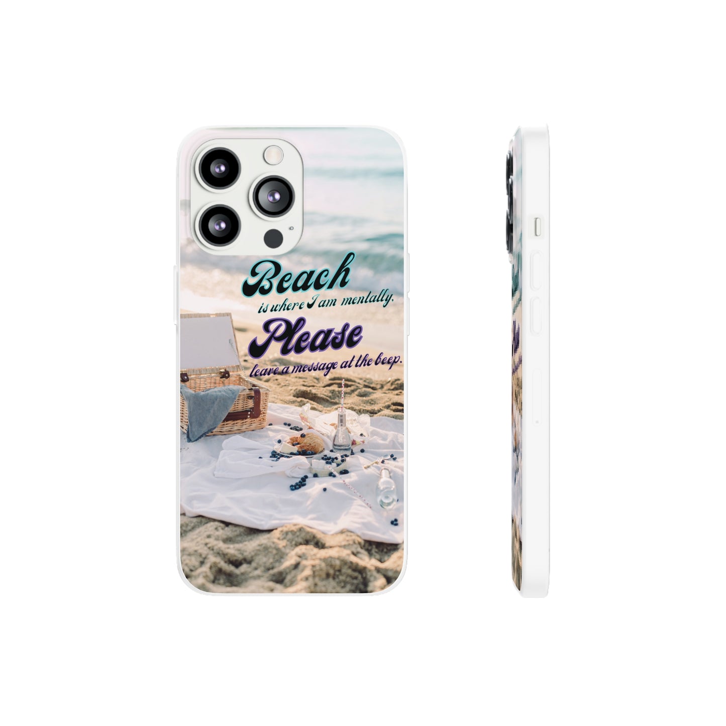 Beach Please Flexi Phone Case