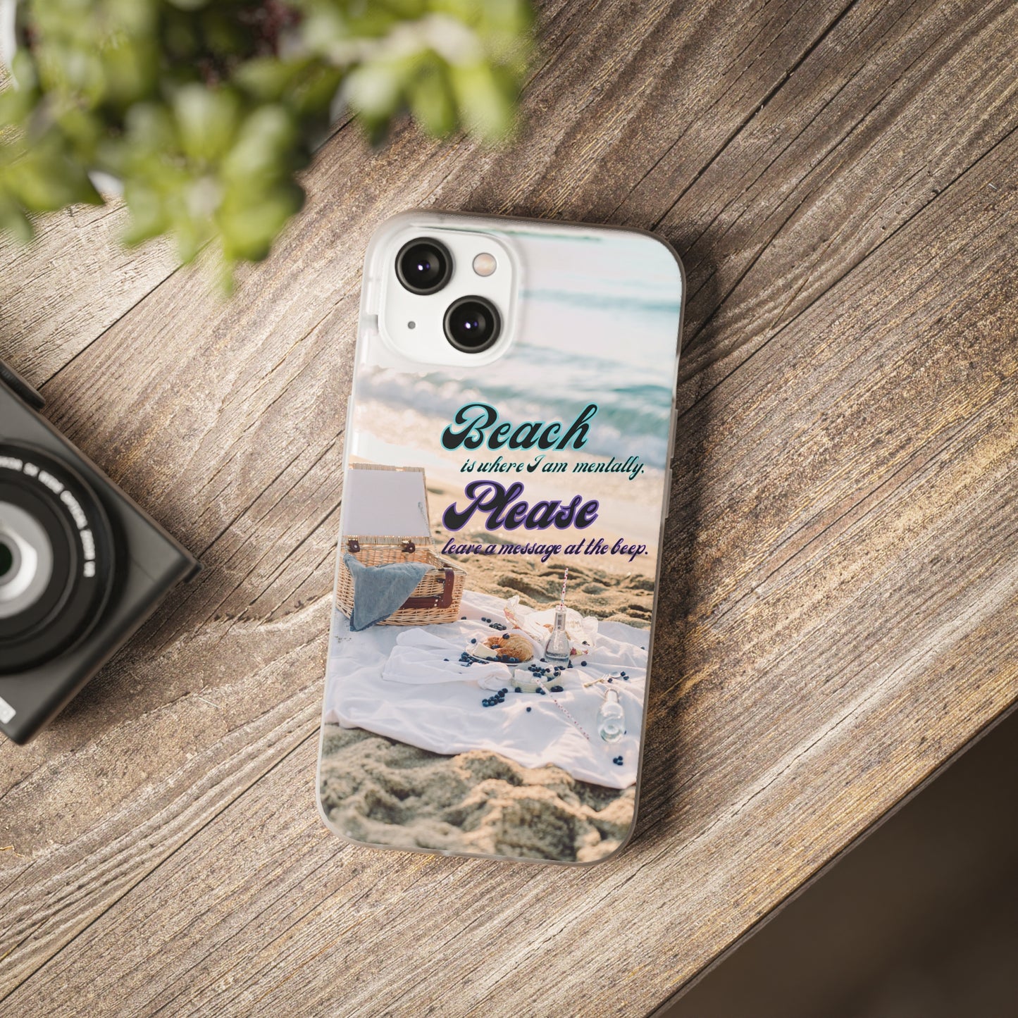 Beach Please Flexi Phone Case