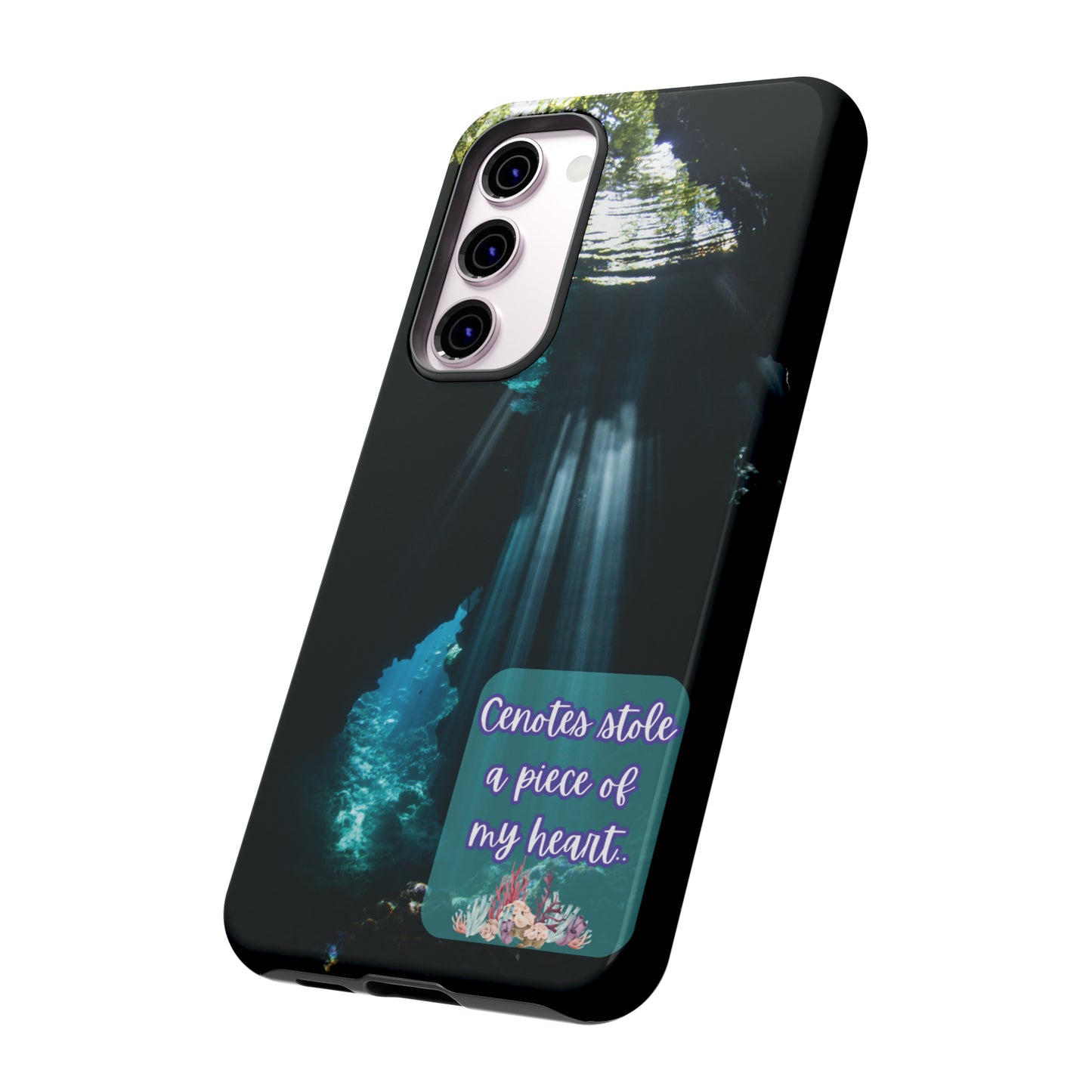 Cenote Hearts Tough Phone Case