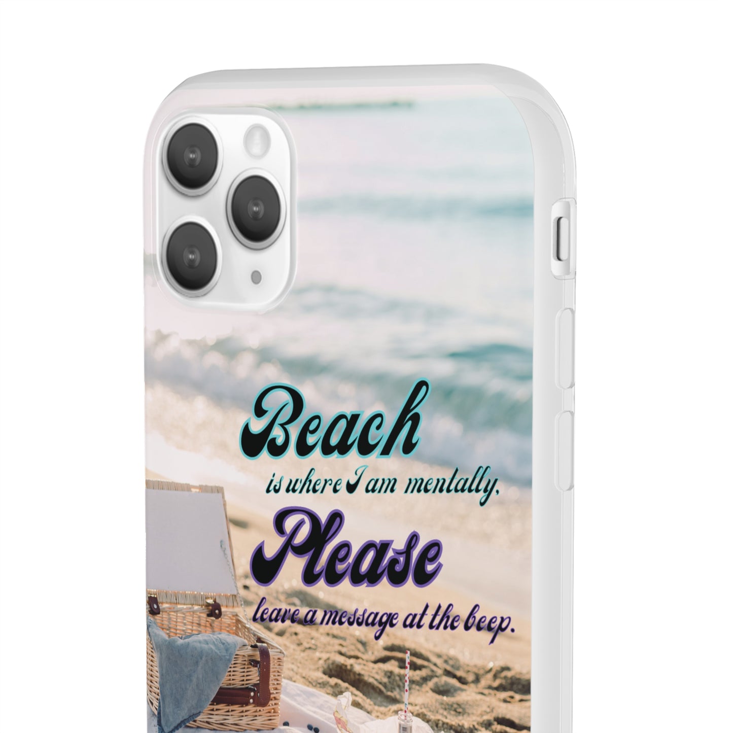 Beach Please Flexi Phone Case