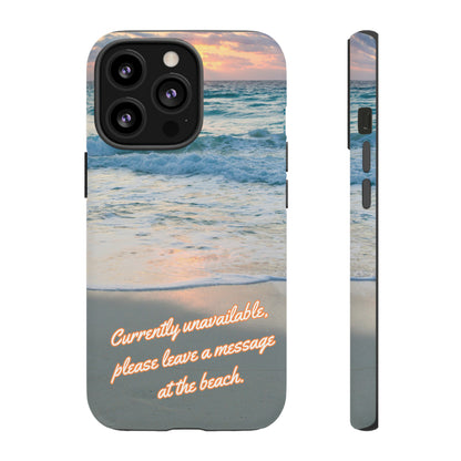 Leave a Message at the Beach Smartphone Tough Case