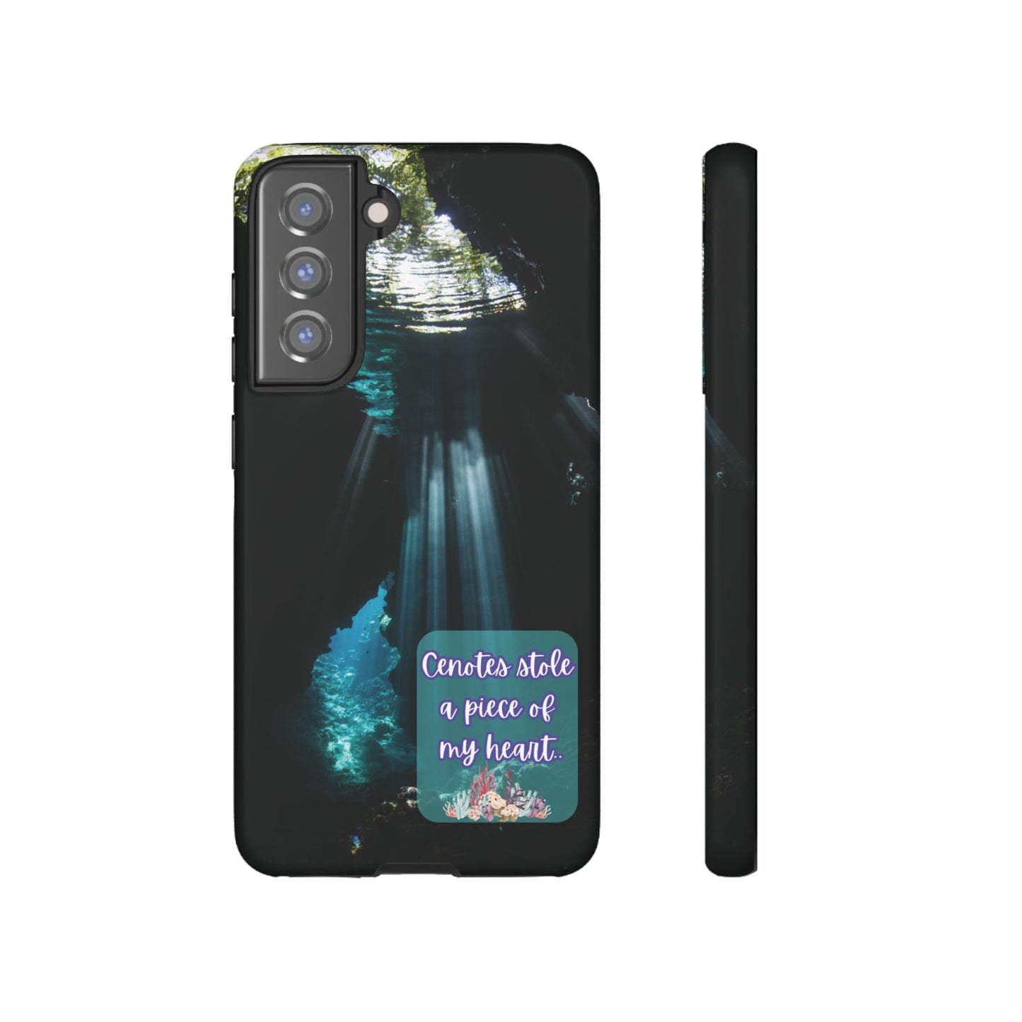 Cenote Hearts Tough Phone Case