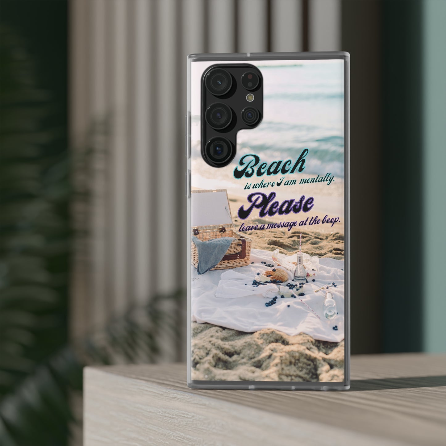 Beach Please Flexi Phone Case