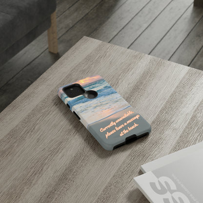 Leave a Message at the Beach Smartphone Tough Case