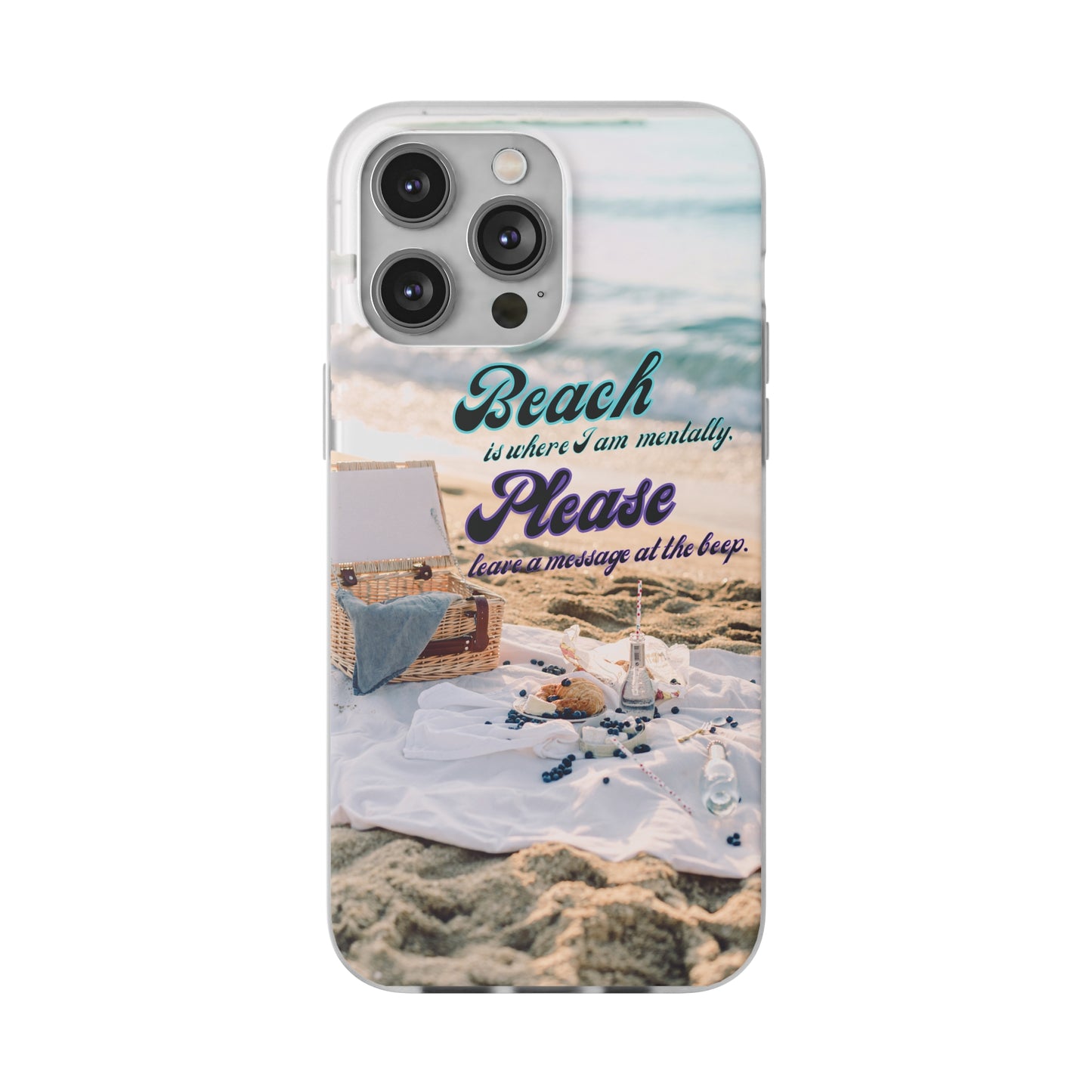 Beach Please Flexi Phone Case