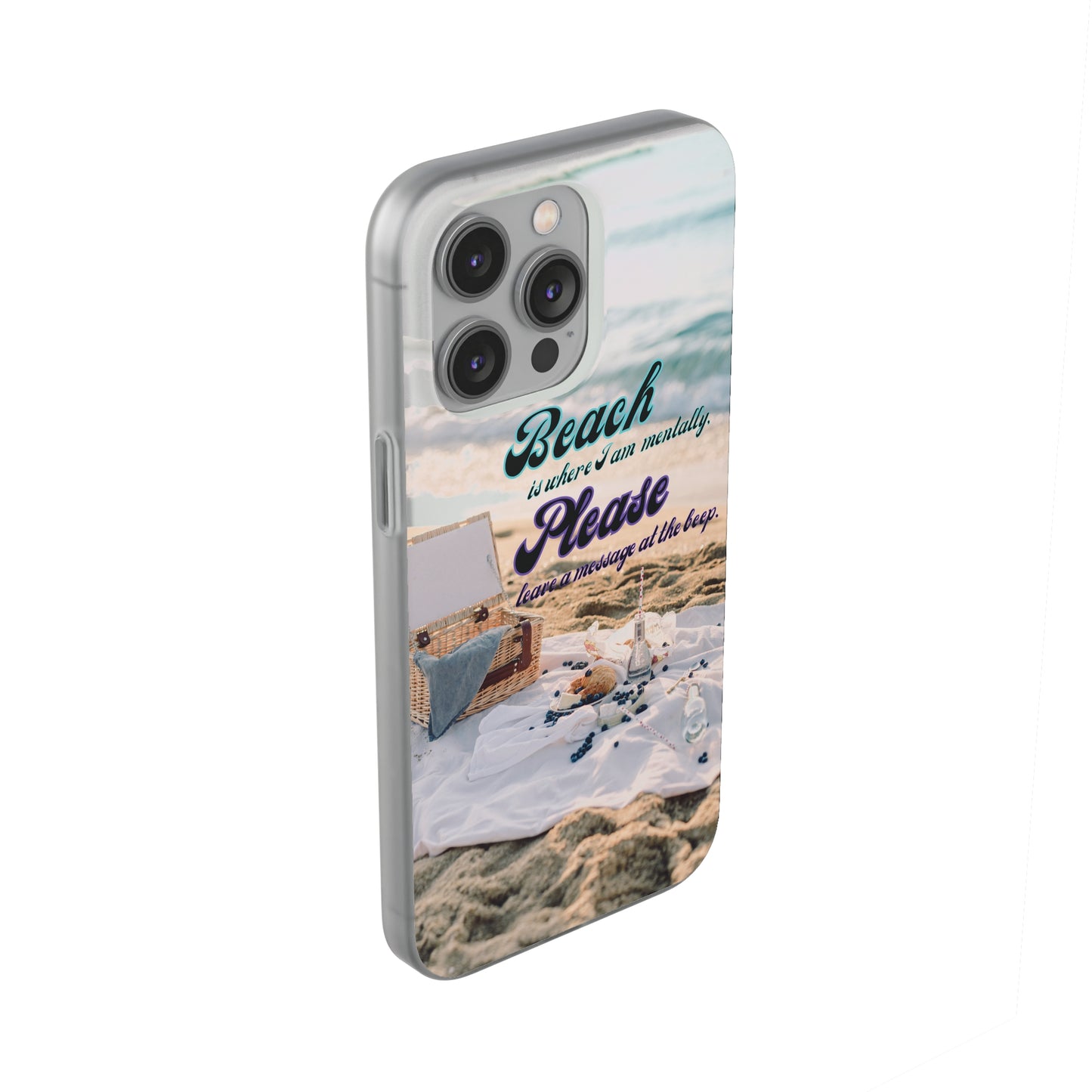 Beach Please Flexi Phone Case