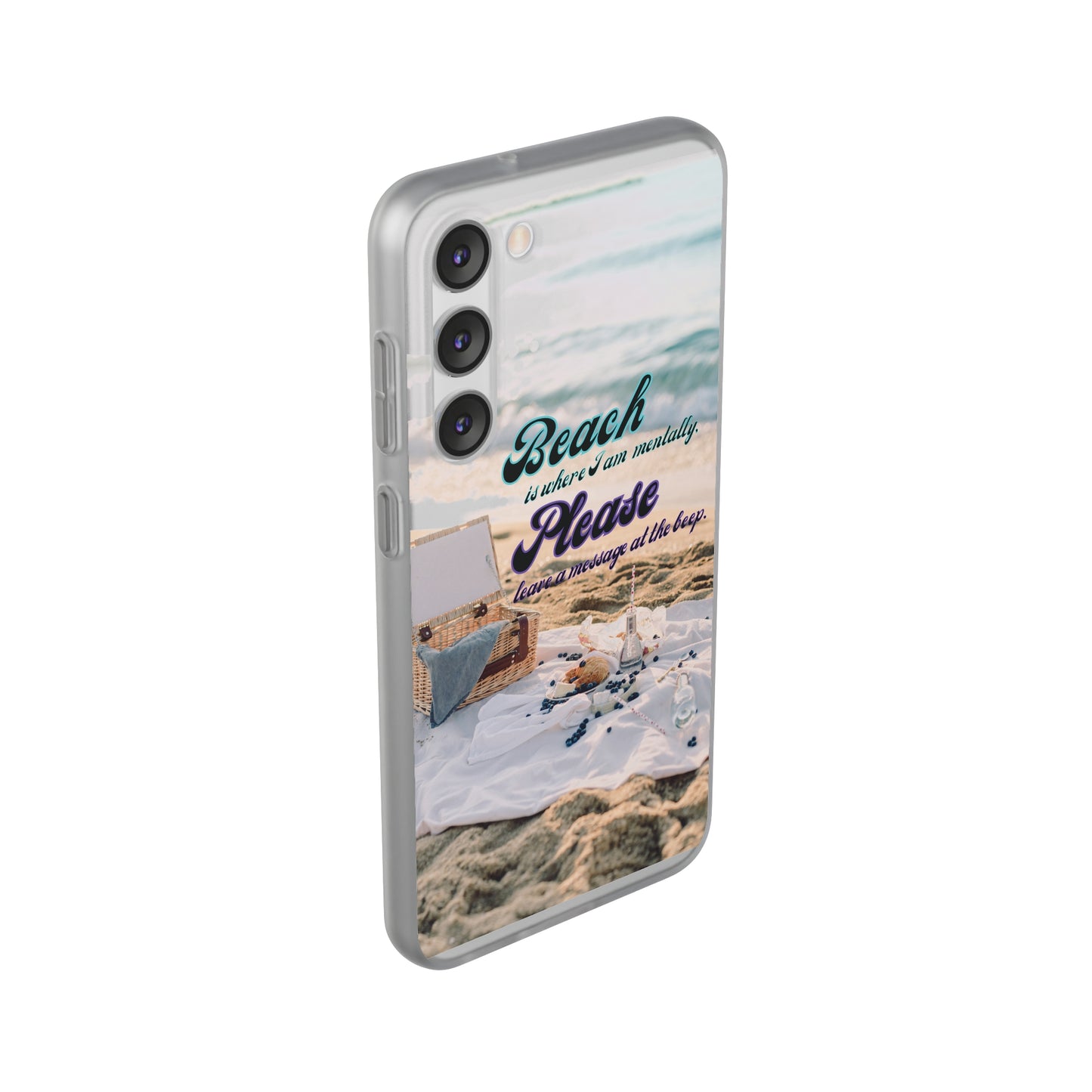 Beach Please Flexi Phone Case