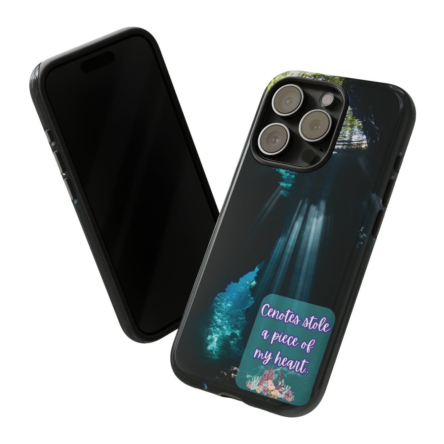 Cenote Hearts Tough Phone Case