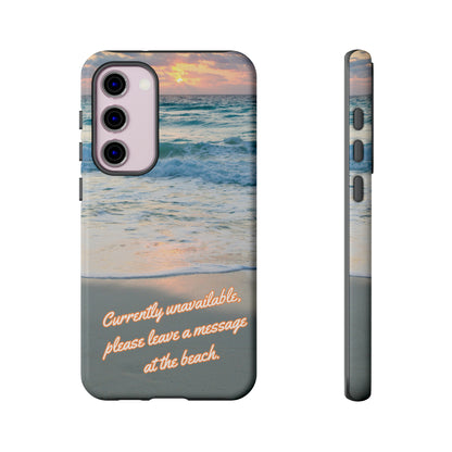 Leave a Message at the Beach Smartphone Tough Case