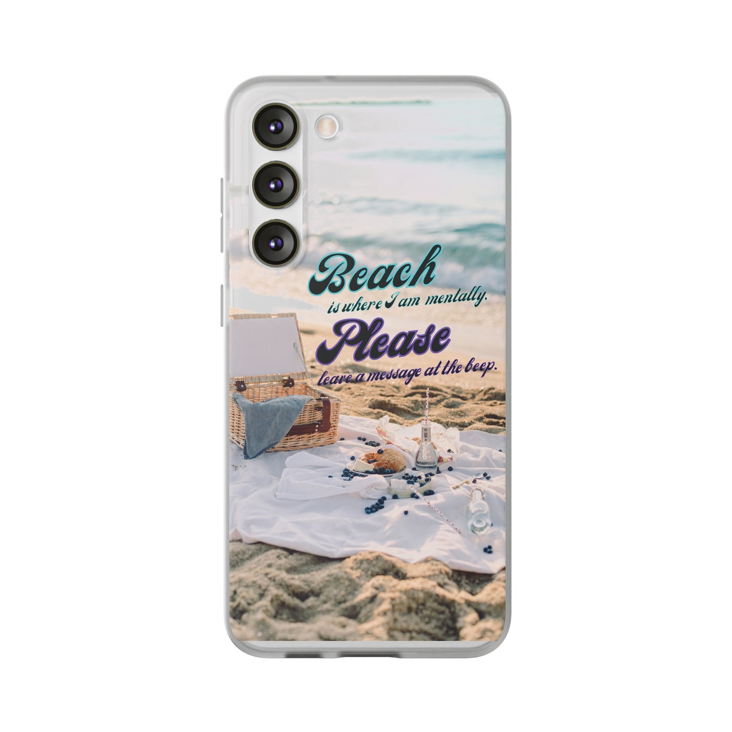 Beach Please Flexi Phone Case