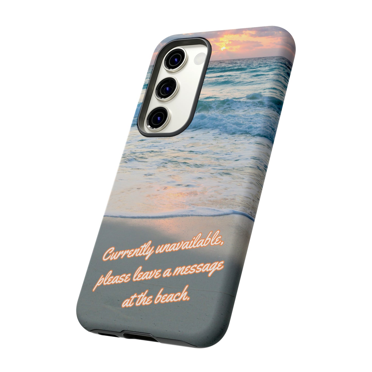 Leave a Message at the Beach Smartphone Tough Case