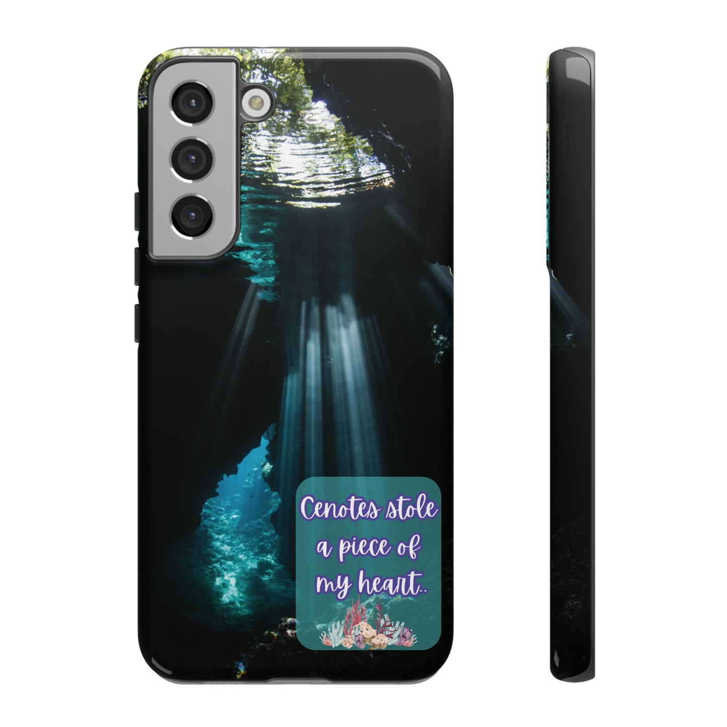 Cenote Hearts Tough Phone Case