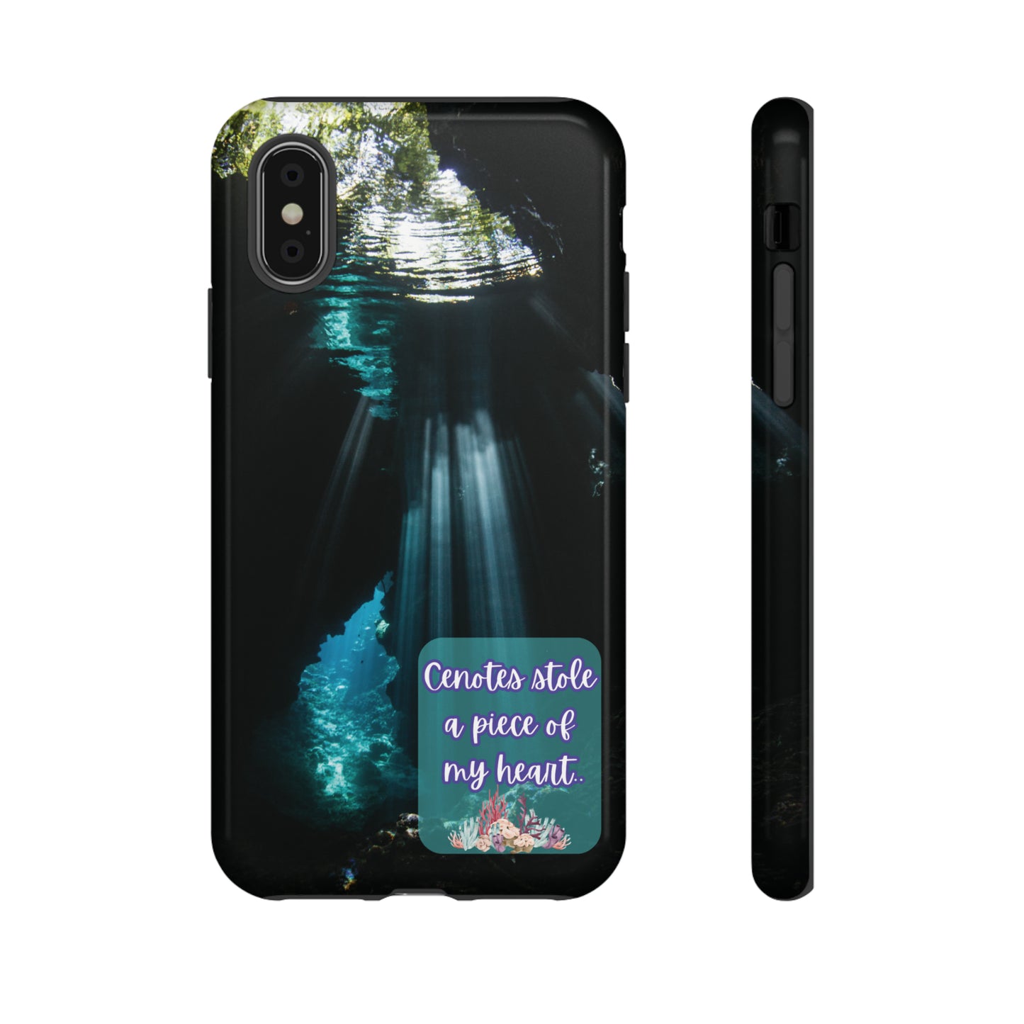 Cenote Hearts Tough Phone Case