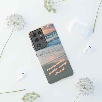 Leave a Message at the Beach Smartphone Tough Case