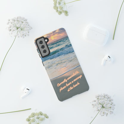 Leave a Message at the Beach Smartphone Tough Case