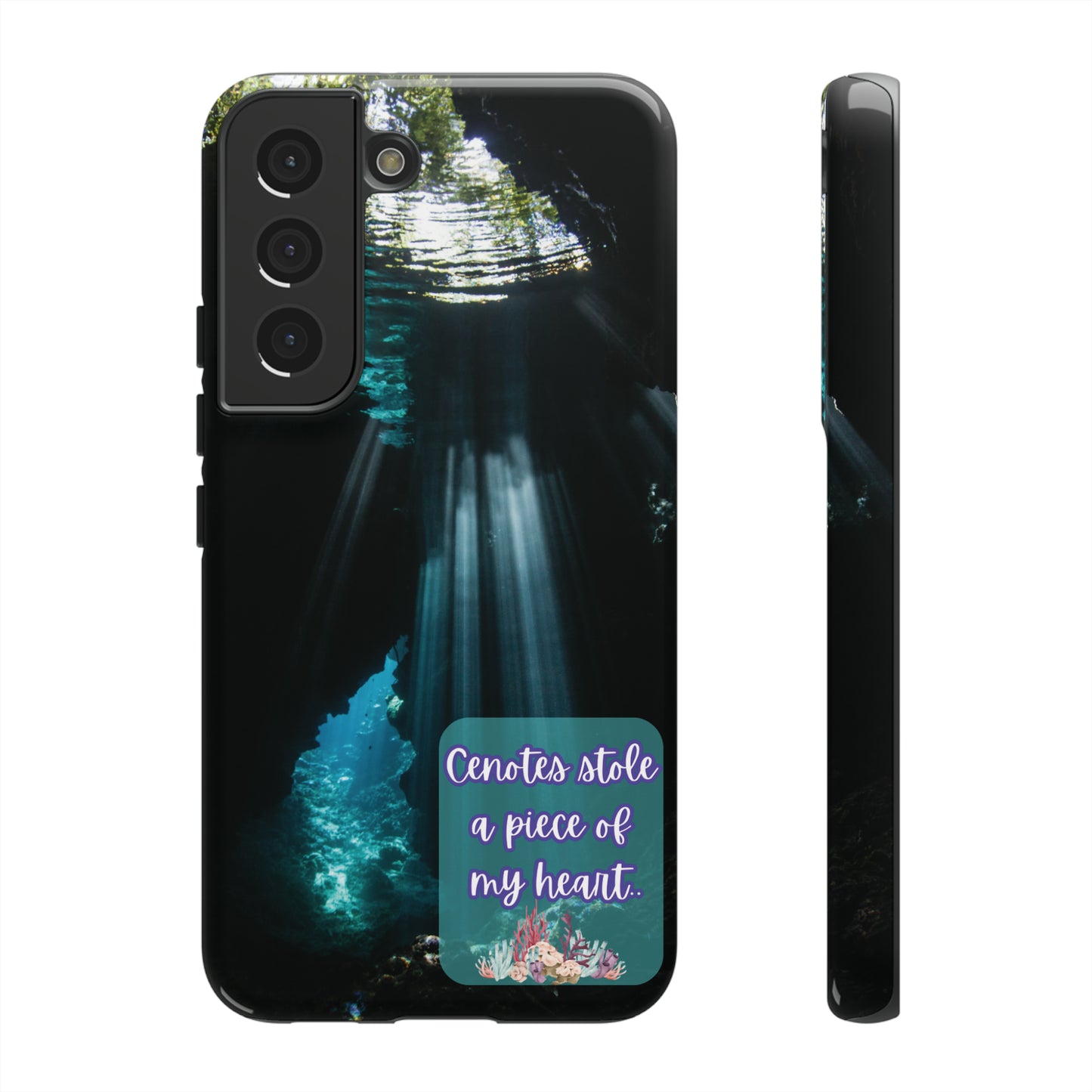 Cenote Hearts Tough Phone Case