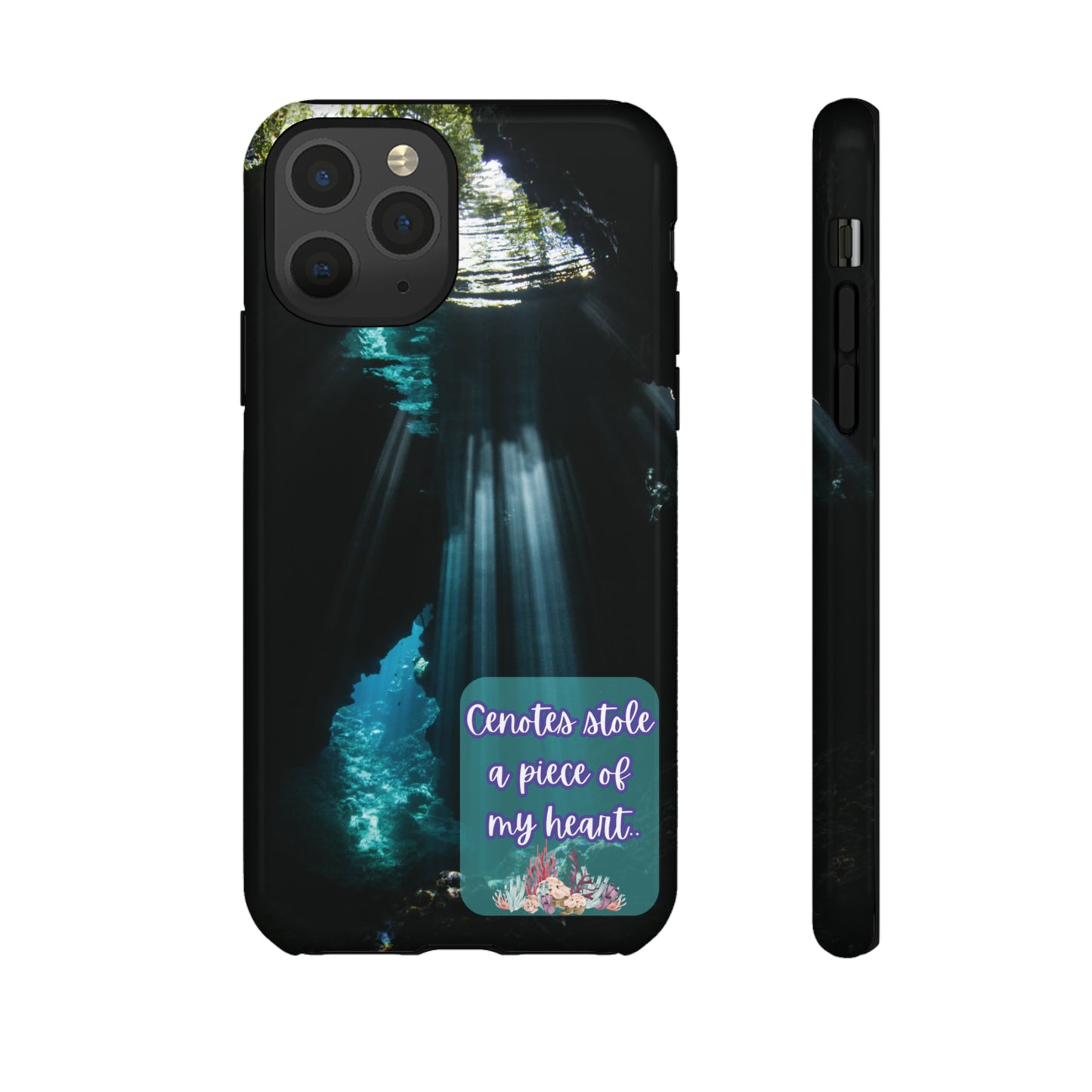 Cenote Hearts Tough Phone Case