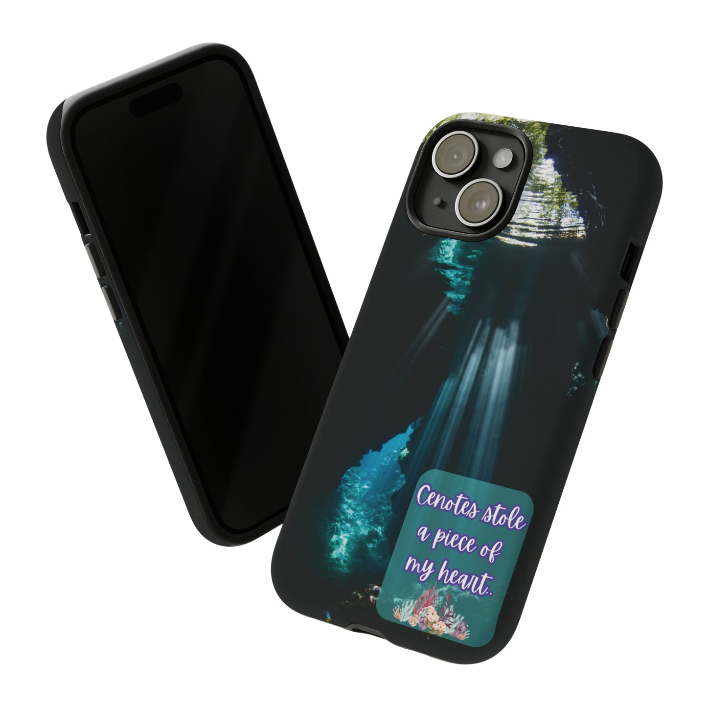 Cenote Hearts Tough Phone Case