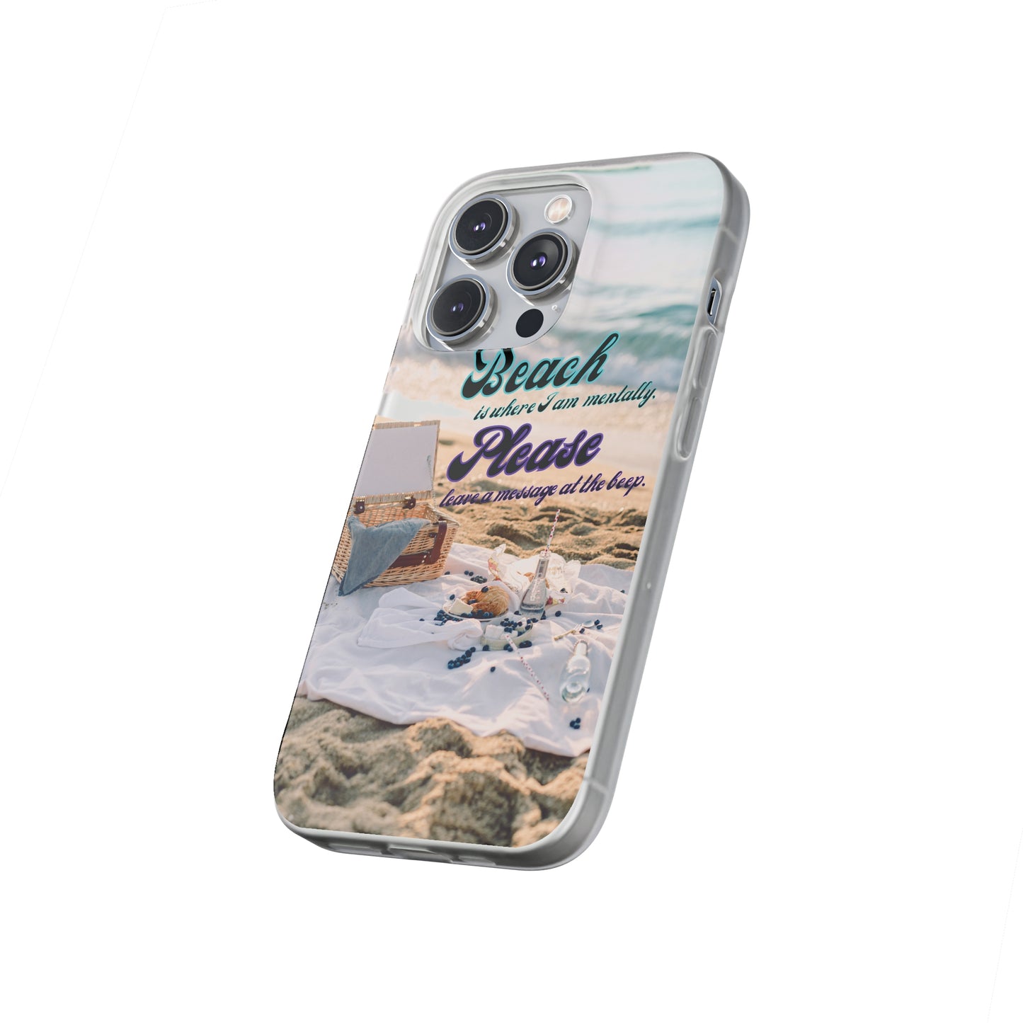 Beach Please Flexi Phone Case