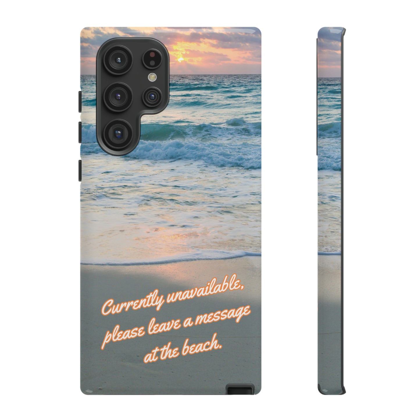 Leave a Message at the Beach Smartphone Tough Case