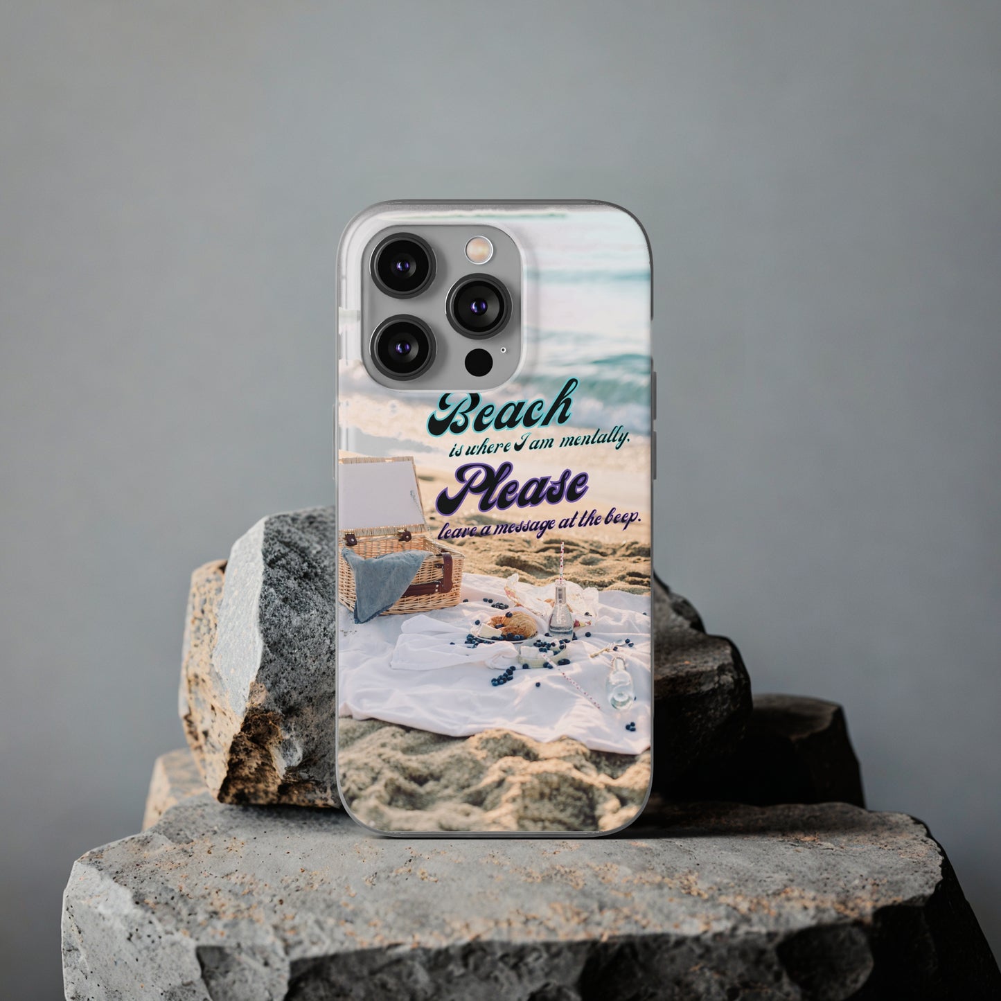 Beach Please Flexi Phone Case