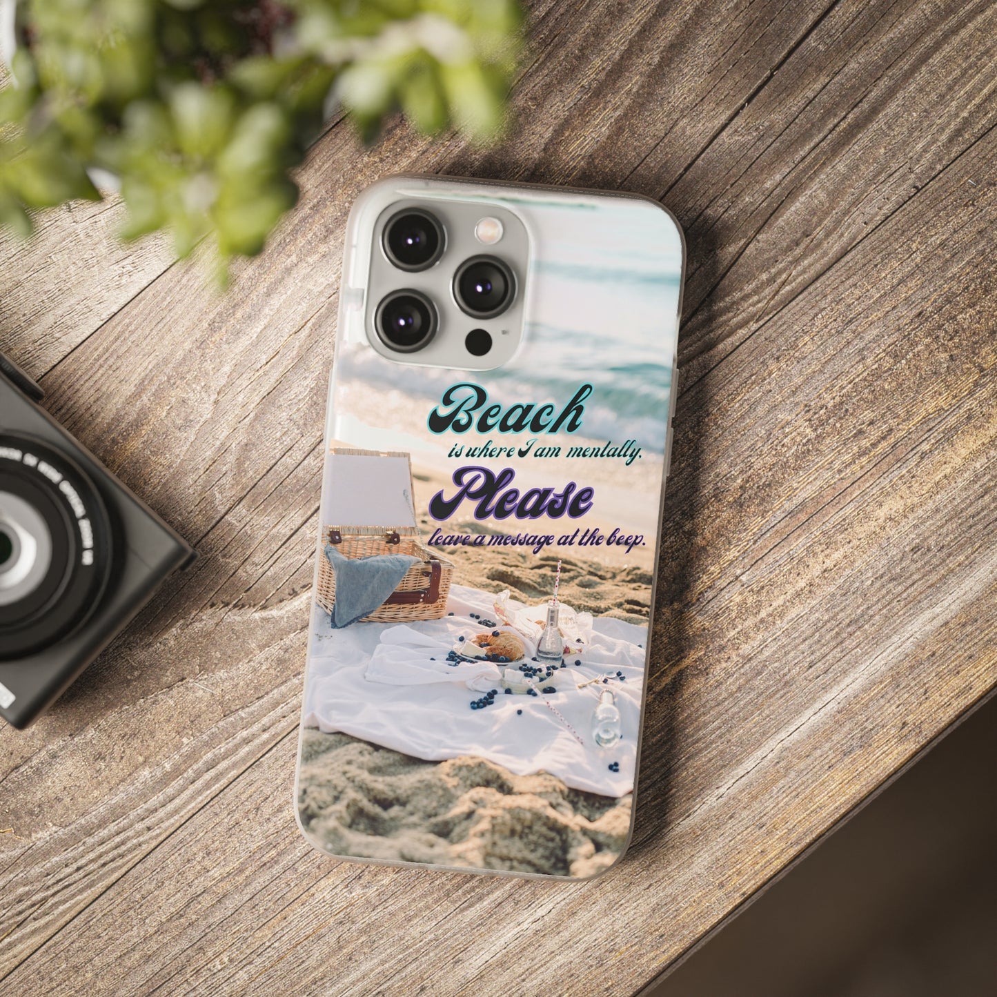 Beach Please Flexi Phone Case