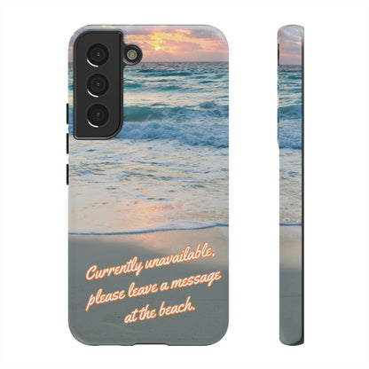 Leave a Message at the Beach Smartphone Tough Case