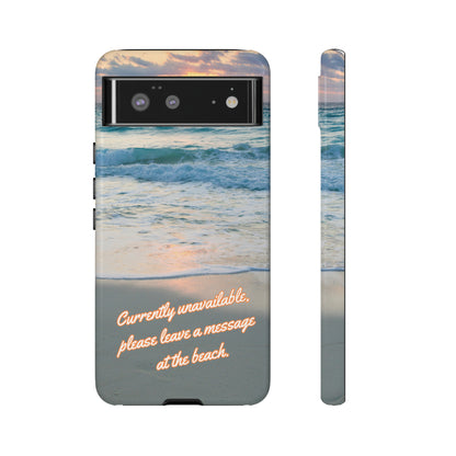 Leave a Message at the Beach Smartphone Tough Case