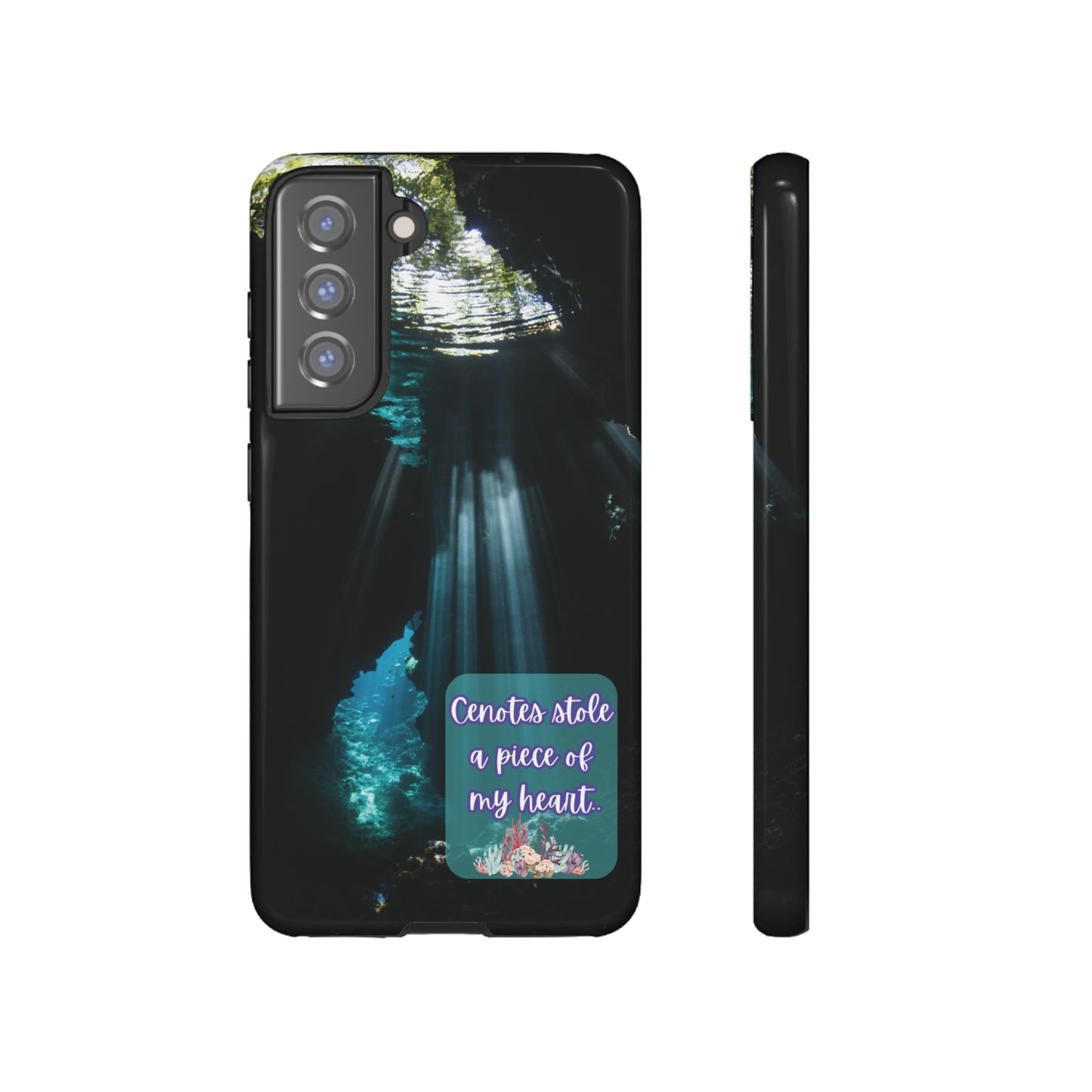 Cenote Hearts Tough Phone Case