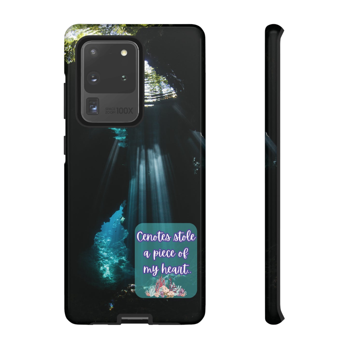 Cenote Hearts Tough Phone Case