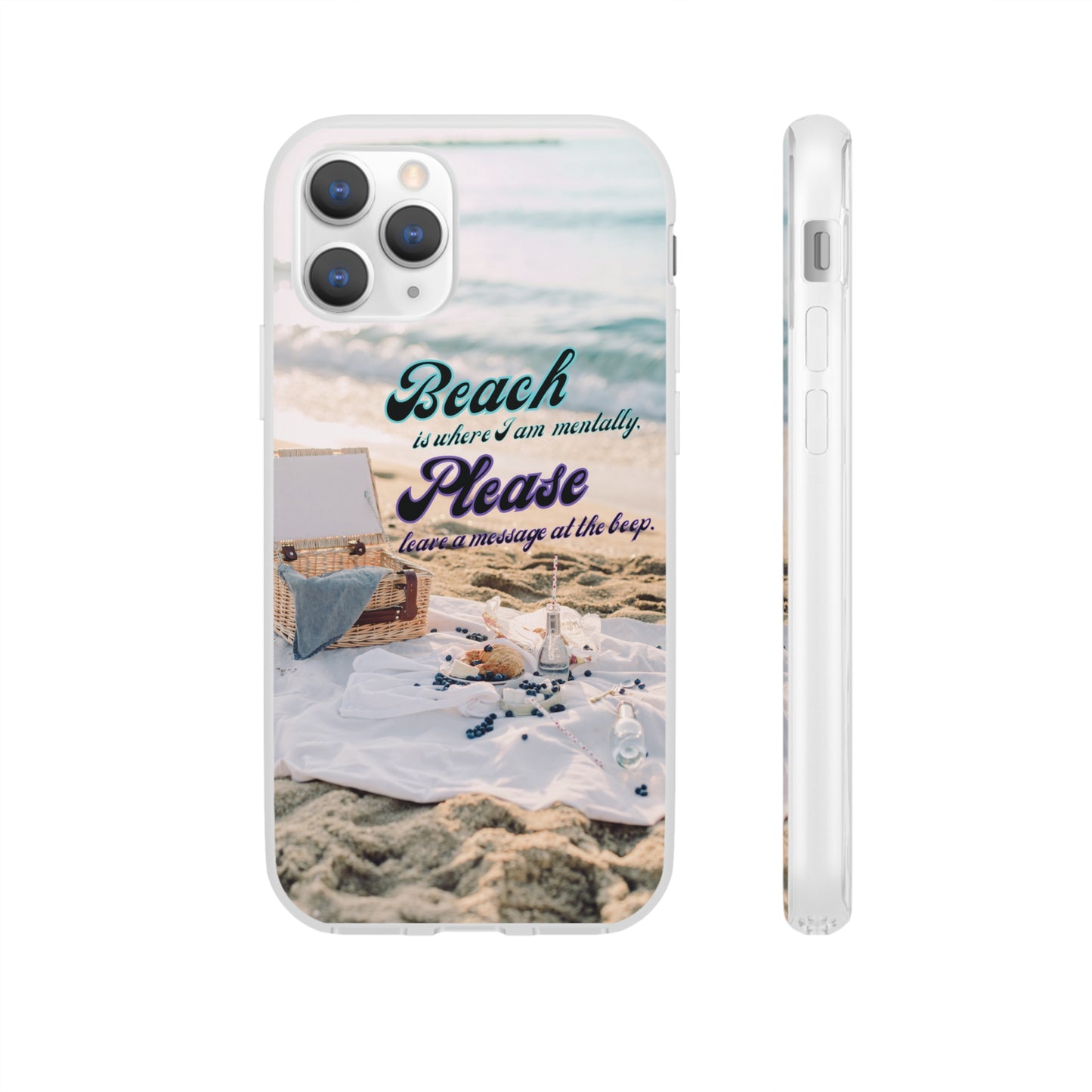 Beach Please Flexi Phone Case