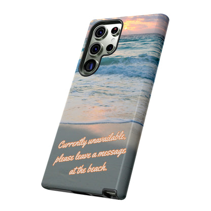 Leave a Message at the Beach Smartphone Tough Case