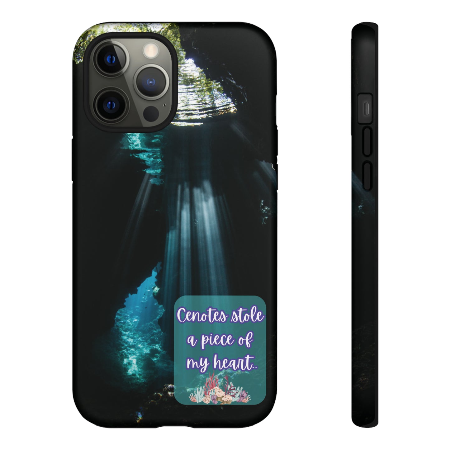 Cenote Hearts Tough Phone Case