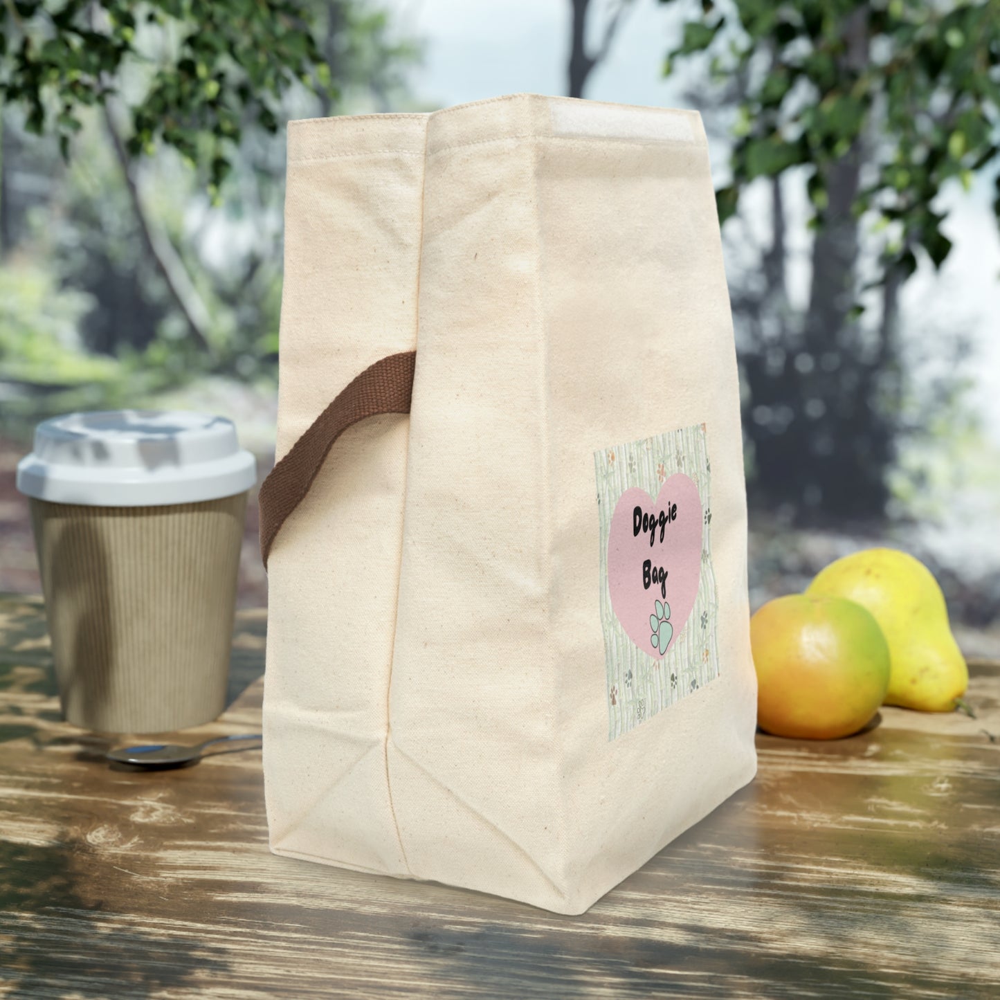 Doggie Bag Canvas Lunch Bag