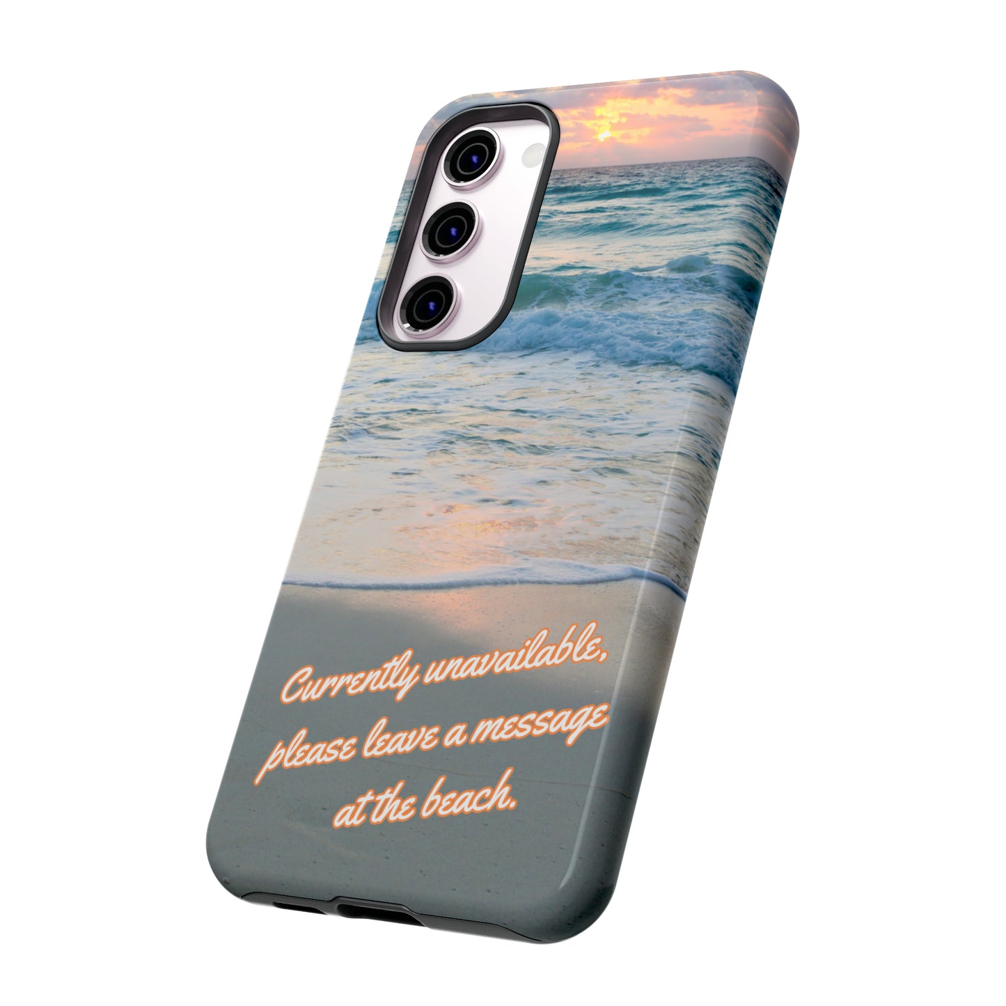 Leave a Message at the Beach Smartphone Tough Case