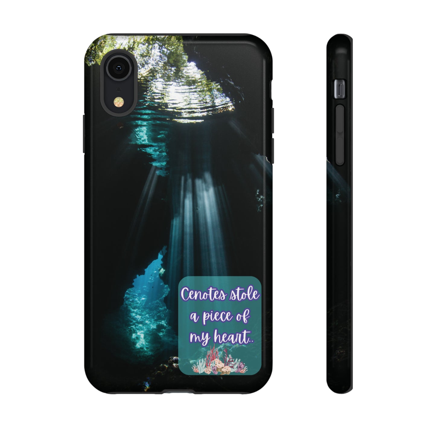 Cenote Hearts Tough Phone Case