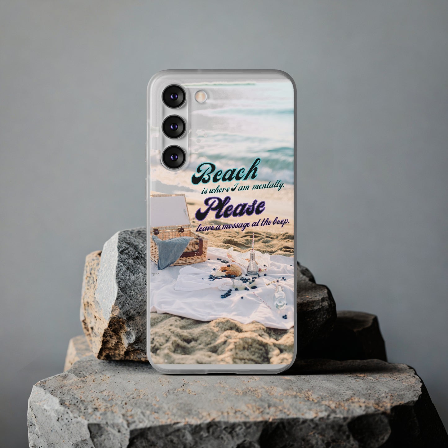 Beach Please Flexi Phone Case