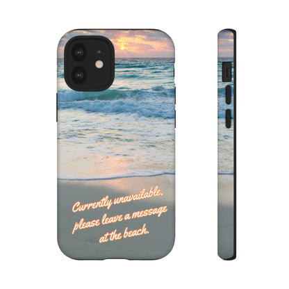 Leave a Message at the Beach Smartphone Tough Case