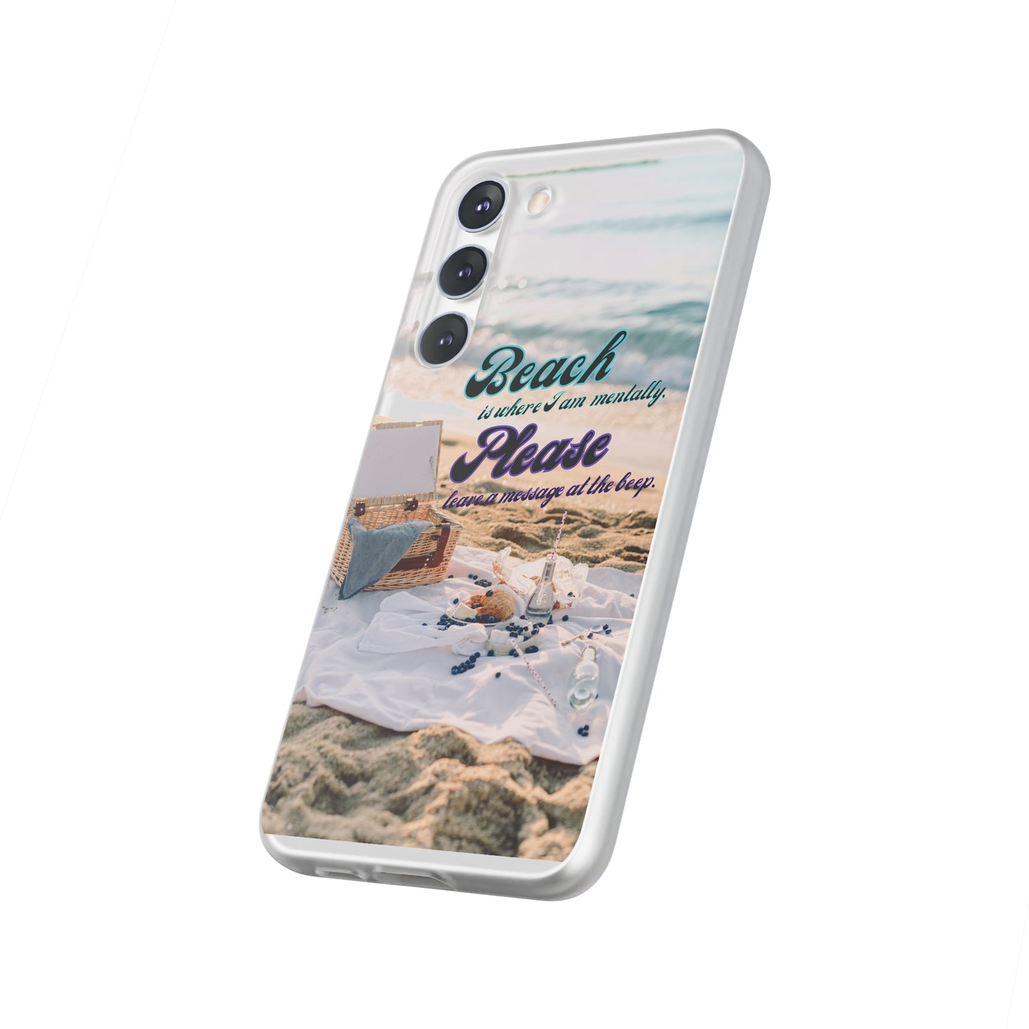 Beach Please Flexi Phone Case