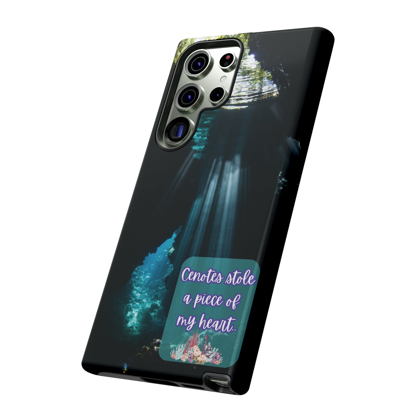 Cenote Hearts Tough Phone Case