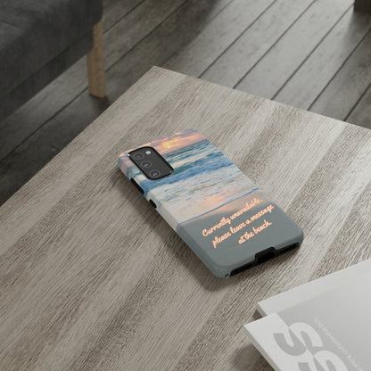 Leave a Message at the Beach Smartphone Tough Case