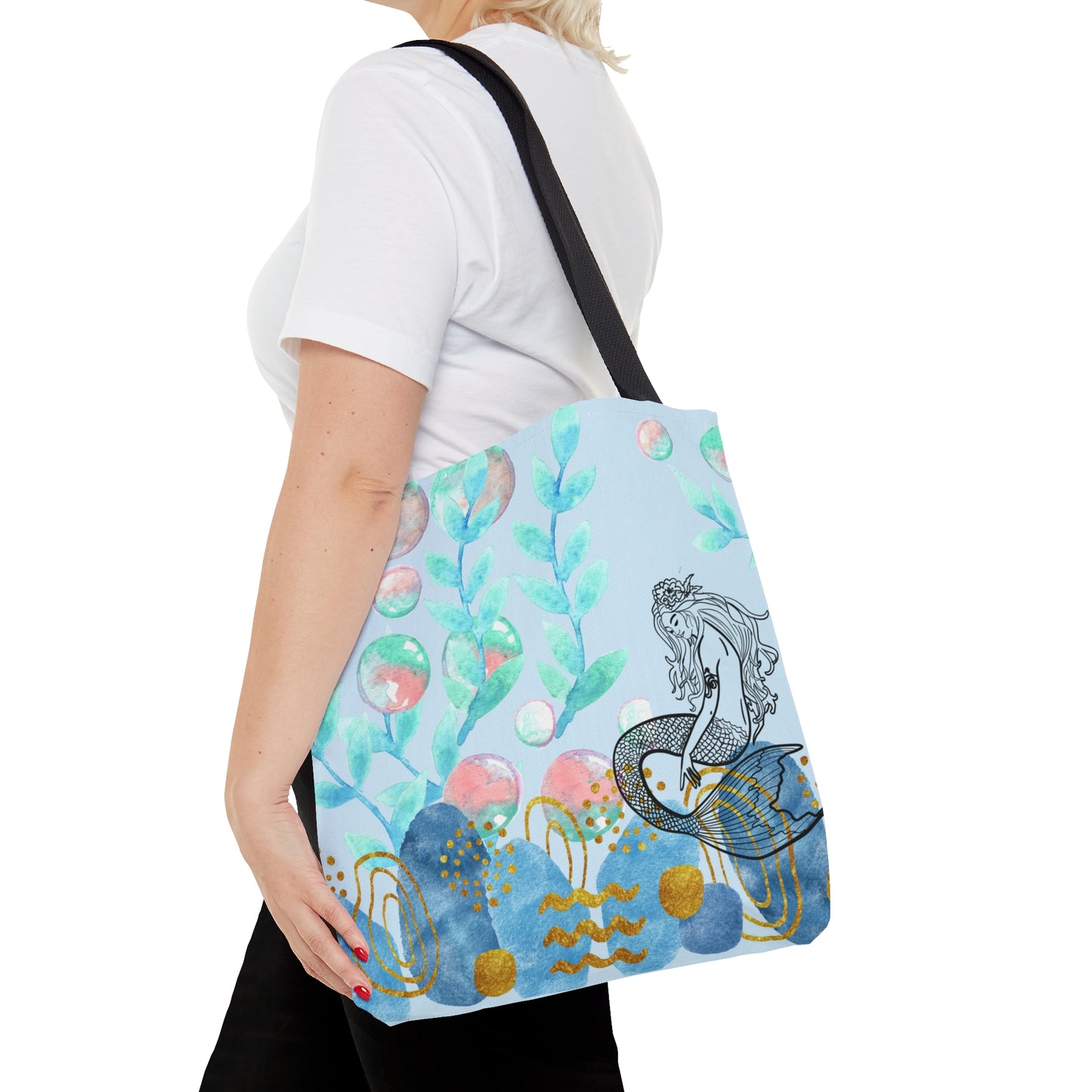 Mermaid Enchantress Tote Bag