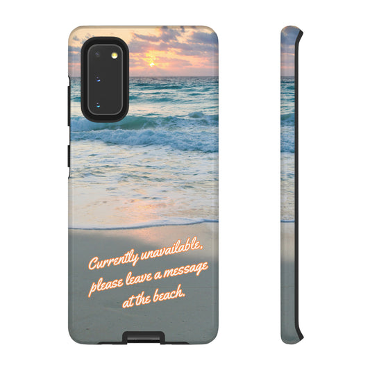 Leave a Message at the Beach Smartphone Tough Case