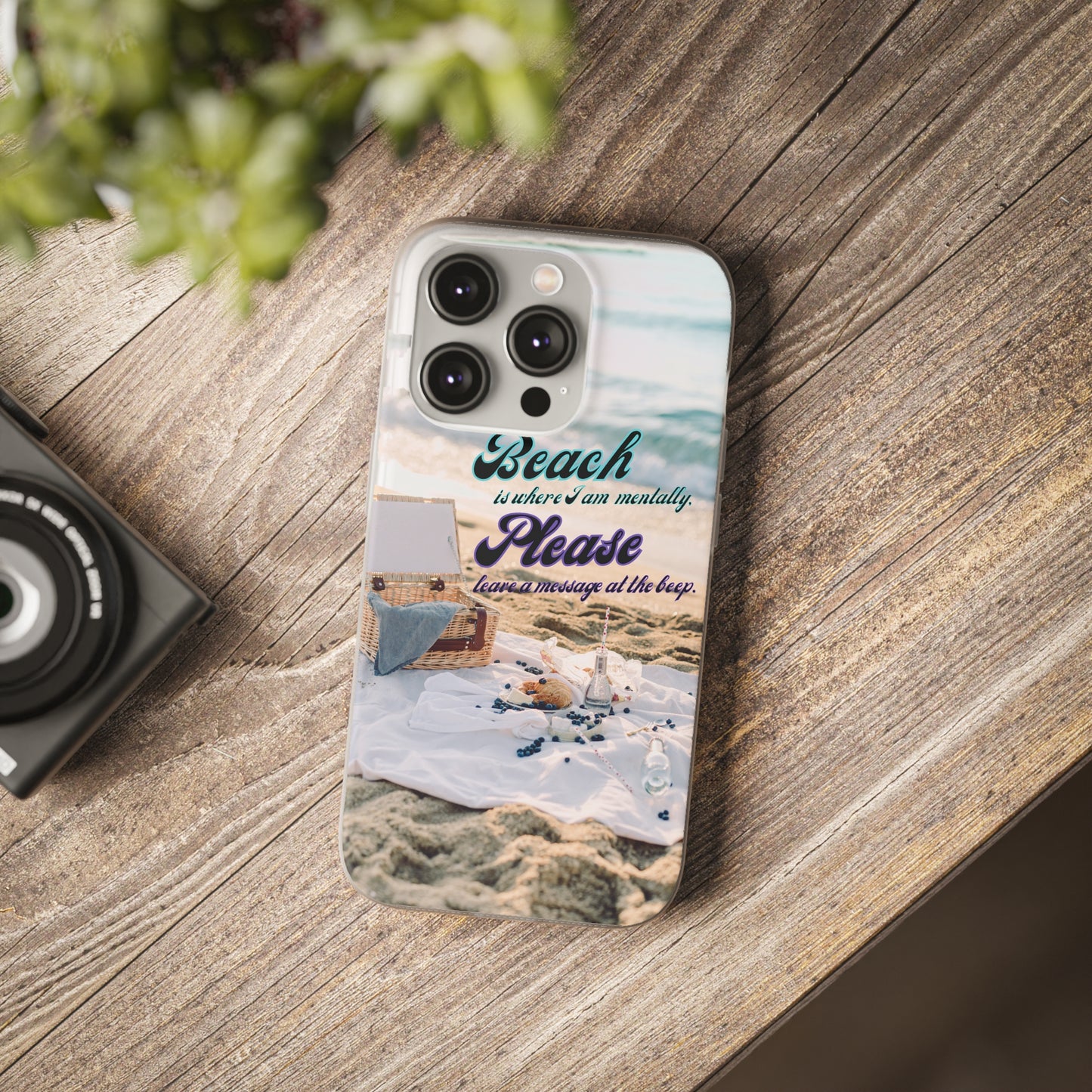 Beach Please Flexi Phone Case