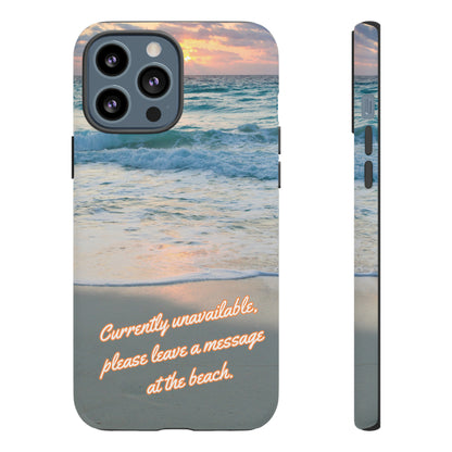 Leave a Message at the Beach Smartphone Tough Case