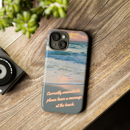 Leave a Message at the Beach Smartphone Tough Case