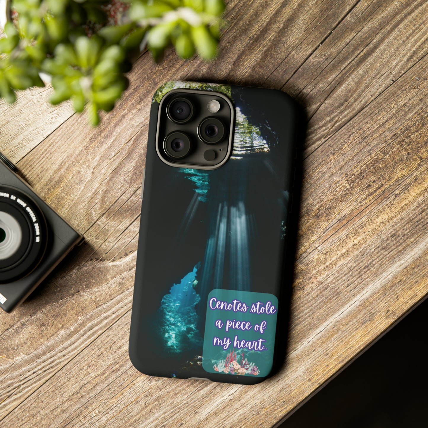 Cenote Hearts Tough Phone Case