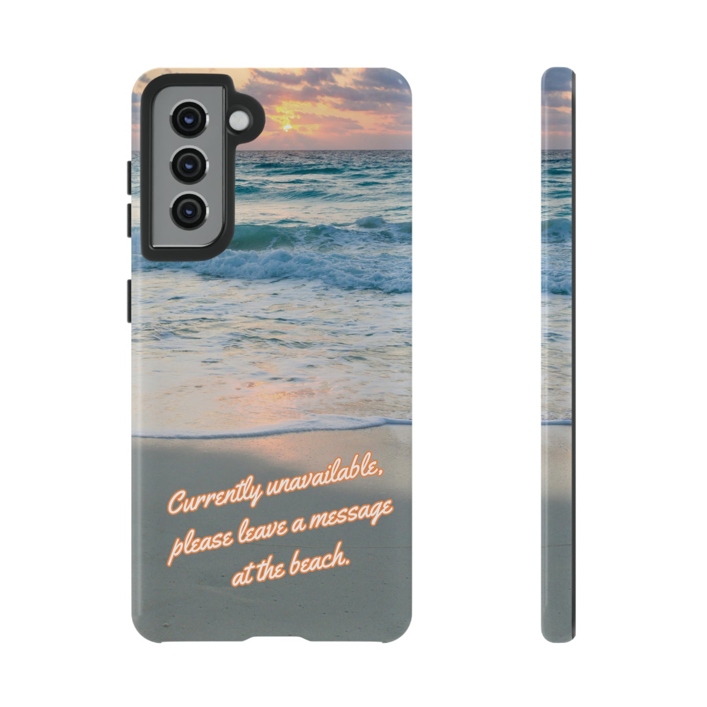 Leave a Message at the Beach Smartphone Tough Case